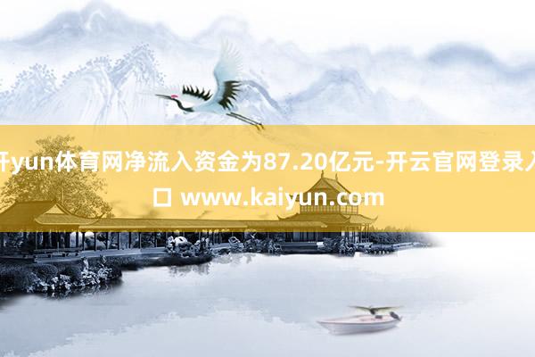 开yun体育网净流入资金为87.20亿元-开云官网登录入口 www.kaiyun.com